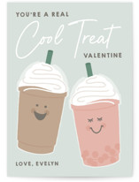 Cool Treat Classroom Valentine's Day Cards