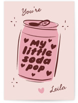 My little soda pop Classroom Valentine's Day Cards