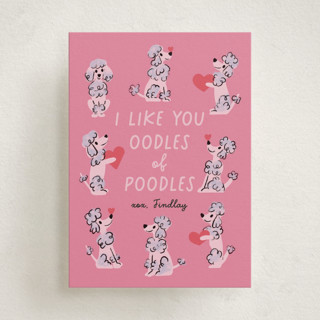 Oodles of Poodles Classroom Valentine's Day Cards
