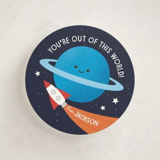 Outer Space Classroom Valentine's Day Cards