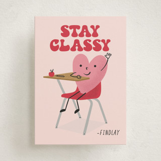 Stay Classy Classroom Valentine's Day Cards
