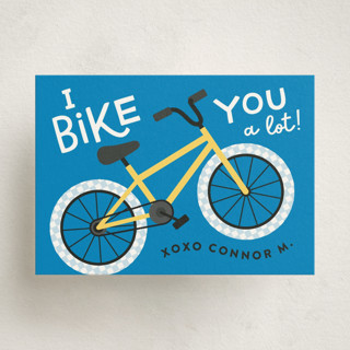 Cool Bike Classroom Valentine's Day Cards