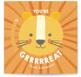 You’re grrreat Classroom Valentine's Day Cards