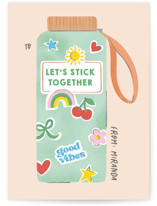 lets stick together Classroom Valentine's Day Cards