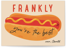 Hot Dog Classroom Valentine's Day Cards