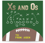X's and O's Strategy Classroom Valentine's Day Cards