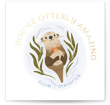 Otterly Amazing! Foil-Pressed Classroom Valentine's Day Cards
