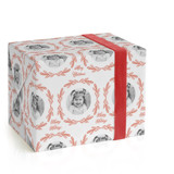 Ornate Frame Personalized Wrapping Paper Sheets