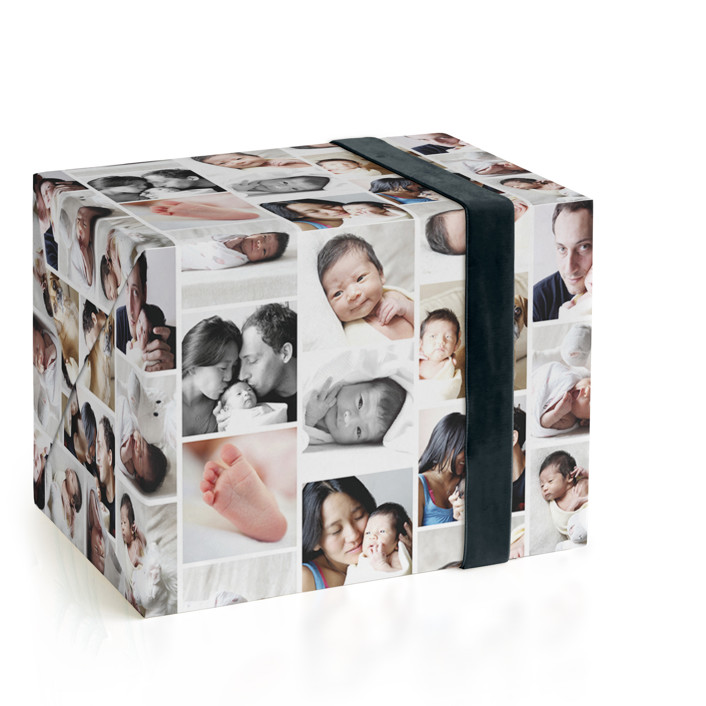 Photo Collage Personalized Wrapping Paper by leslie hamer Minted