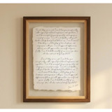 Wedding Vows Print, 100% Cotton Paper Anniversary Gift, Custom Vow Keepsake Commissioned Original Painting