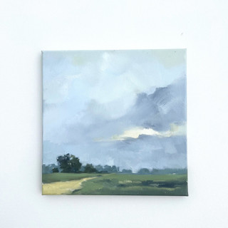 Custom Landscape 12 x 12 Oil Painting Commission Commissioned Original Painting