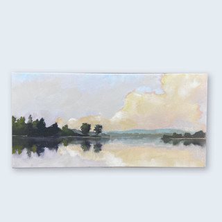 Custom Landscape 12 x 24 Oil Painting Commission Commissioned Original Painting