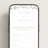 Digital Wedding Address Collection Cards