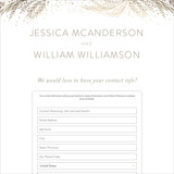 Digital Wedding Address Collection Cards