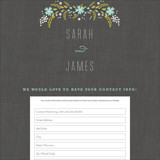 Digital Wedding Address Collection Cards