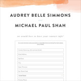 Digital Wedding Address Collection Cards