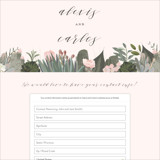 Digital Wedding Address Collection Cards