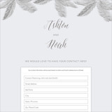 Digital Wedding Address Collection Cards