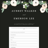 Digital Wedding Address Collection Cards