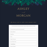 Digital Wedding Address Collection Cards