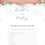 Digital Wedding Address Collection Cards