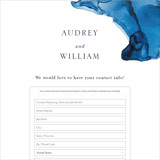 Digital Wedding Address Collection Cards