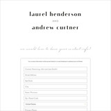 Digital Wedding Address Collection Cards