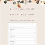 Digital Wedding Address Collection Cards