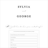 Digital Wedding Address Collection Cards