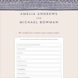 Digital Wedding Address Collection Cards