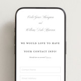 Digital Wedding Address Collection Cards