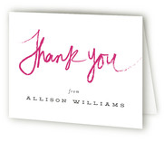 Lipstick Bachelorette Party Thank You Cards