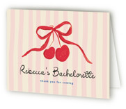Mon cherie Bachelorette Party Thank You Cards