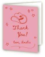 cowboy club Bachelorette Party Thank You Cards