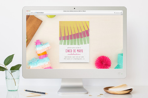 Fiesta Celebration Cinco De Mayo Online Invitations