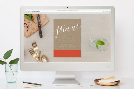 Paint Dipped Cocktail Party Online Invitations