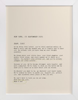 The Letter Custom & Commissioned Art