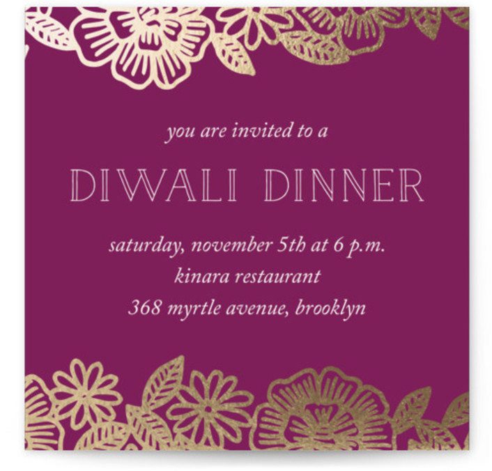 Diwali Online Invitations Minted