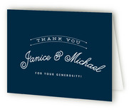 let's toast Engagement Party Thank You Cards