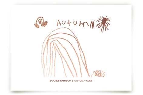 Your Drawing As Foil Art Print Custom & Commissioned Art