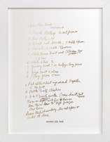 Your Text: Custom Foil Print Custom & Commissioned Art