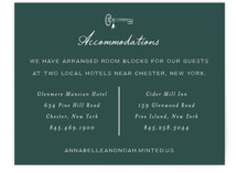 Pair of Calla Lilies Direction Cards