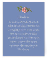 Artisan Wedding Direction Cards