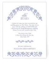 Embroidered Direction Cards