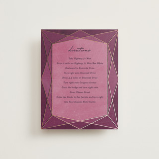 Abstract Jewel Direction Cards