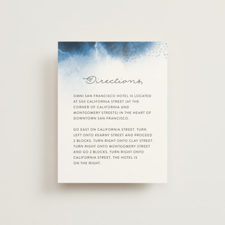 Watercolor Dots Direction Cards