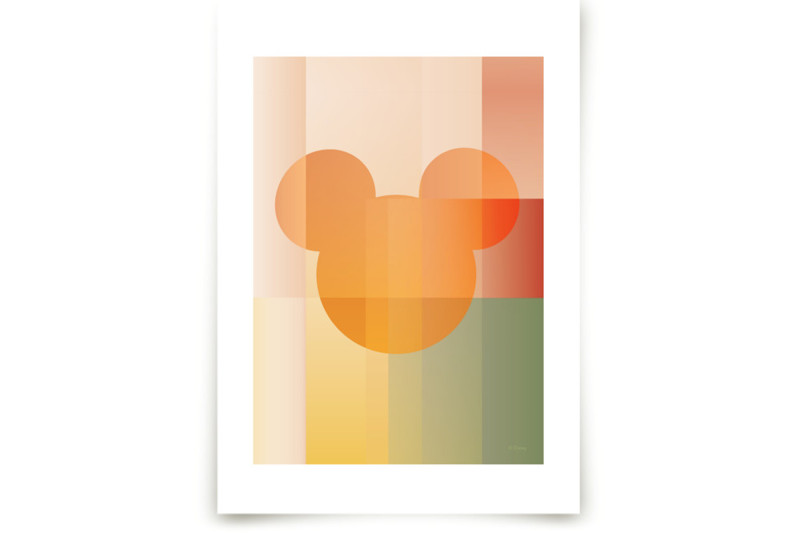 Disney Channel Gradient Pattern Gradient Silhouette Disney Art Prints by Baumbirdy | Minted