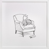 Piglet Lounging | Winnie The Pooh Disney Art Prints