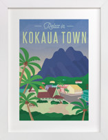 Relax in Disney's Kokaua Town Disney Art Prints