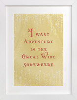Disney's Belle Adventure Quote Disney Art Prints